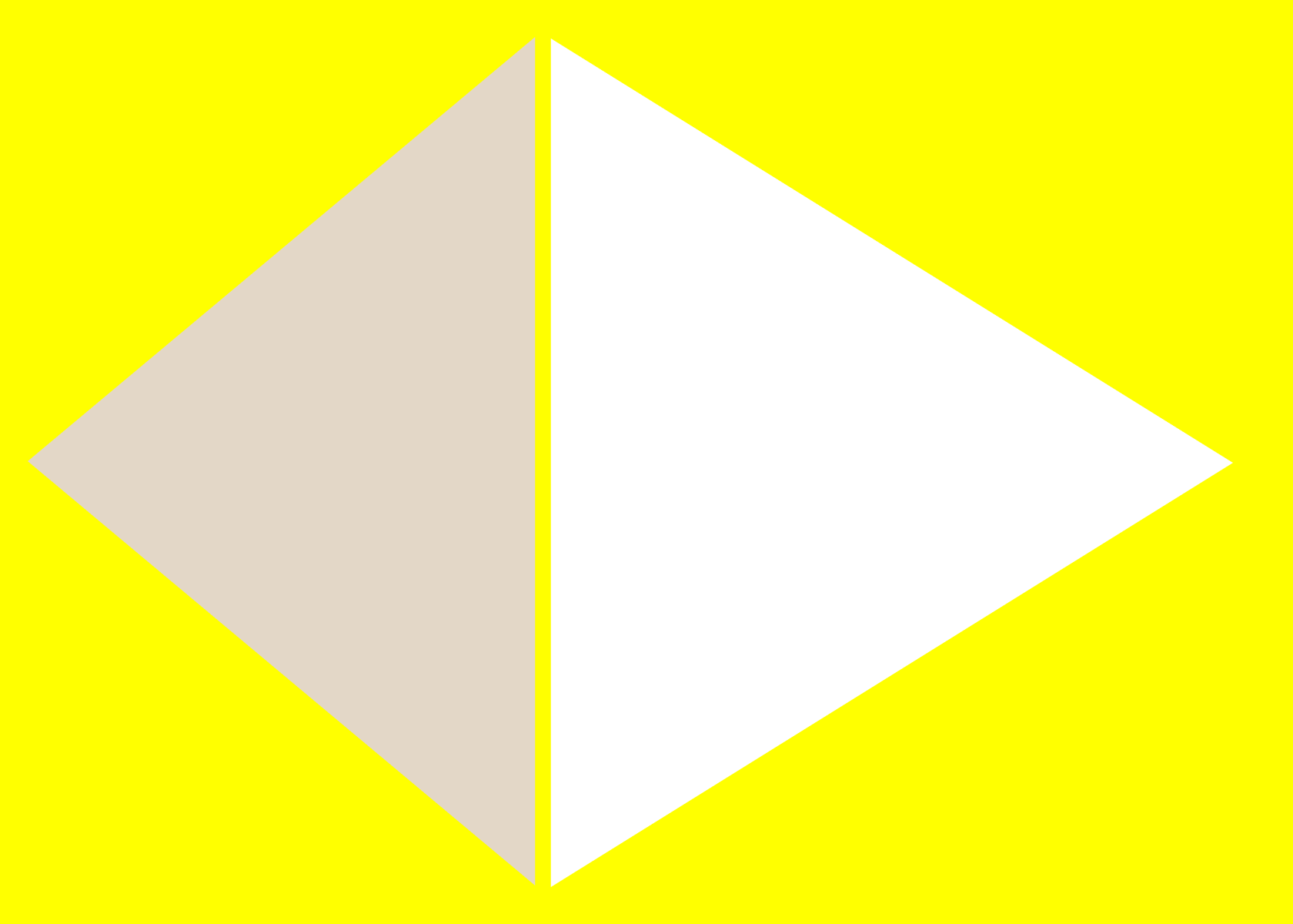 abstract geometric image of two triangles