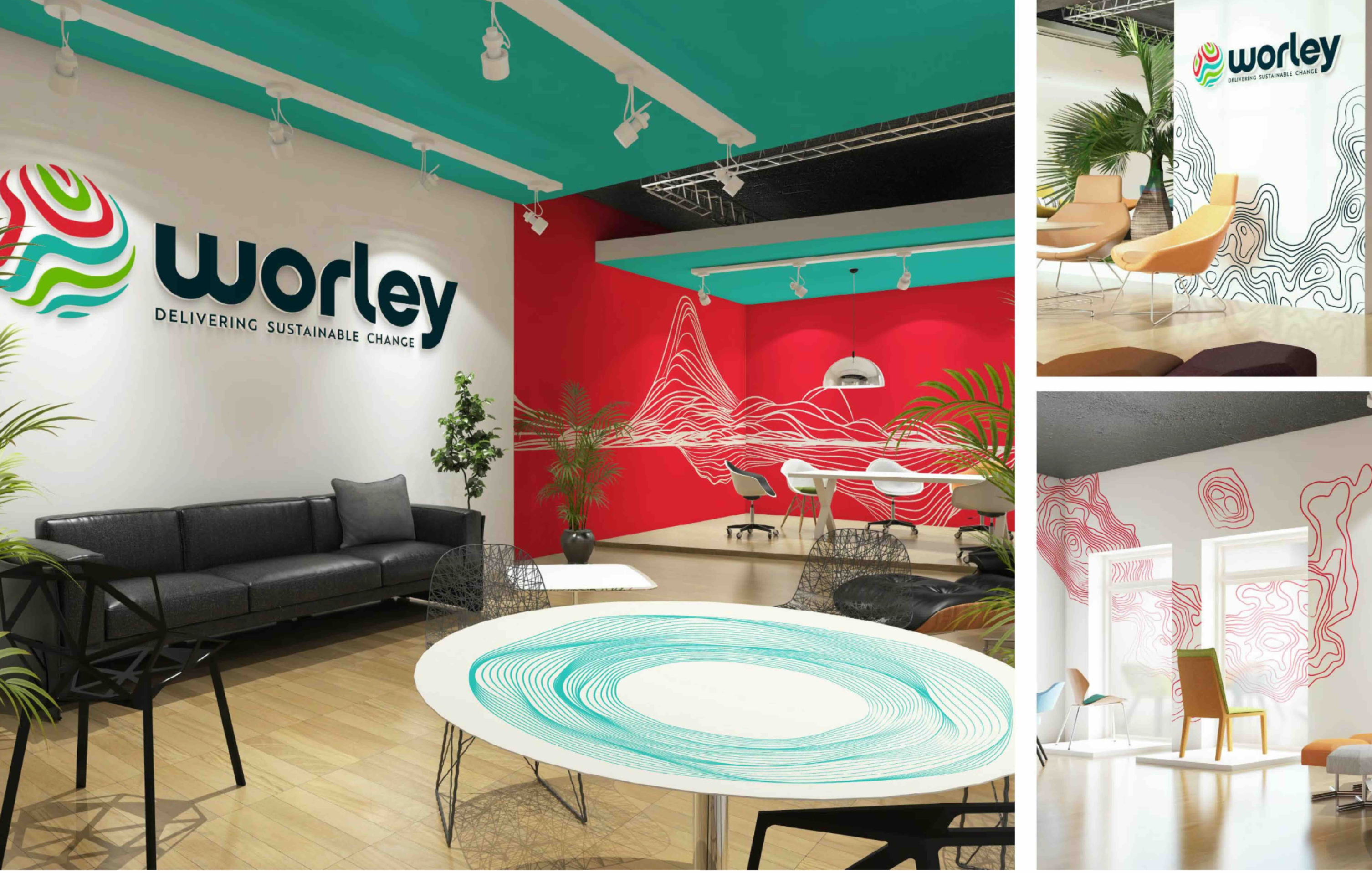 Worley Rebrand Office Space