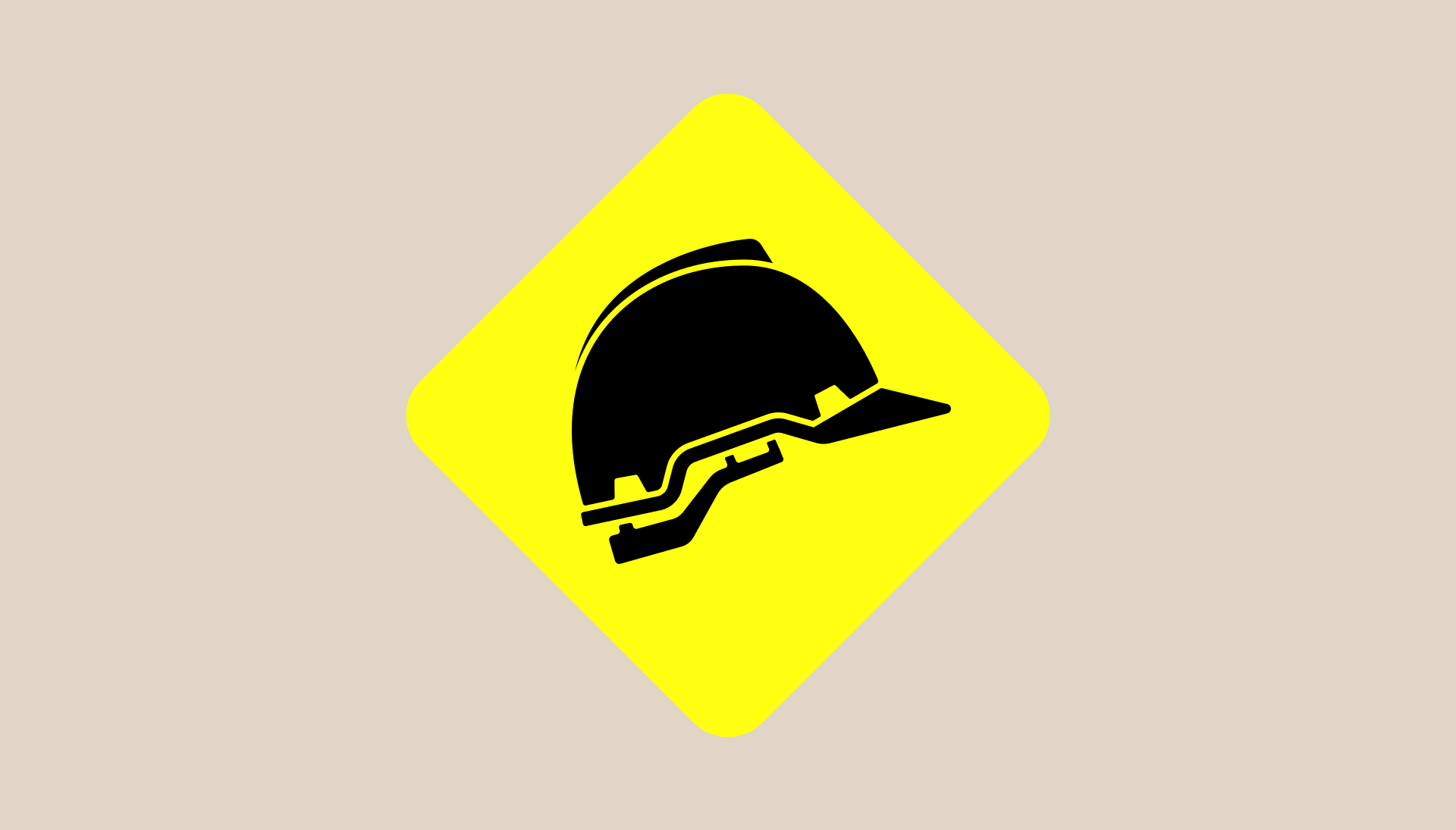 An icon of a construction hard hat